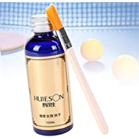 juman634 100ml Pingpong Speed ​​Liquid Super con Pegamento Especial Goma de Mesa Gomas de Tenis de Mesa Pegamento…